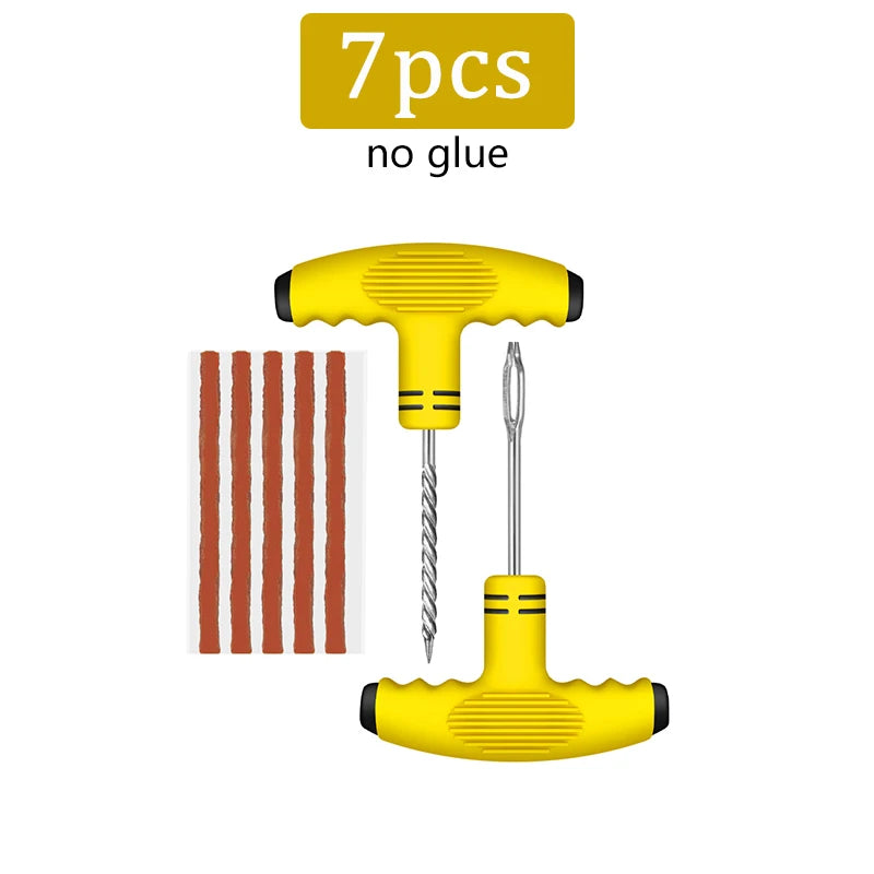 Emergency Car and Motorcycle Tubeless Tire Repair Kit - 14