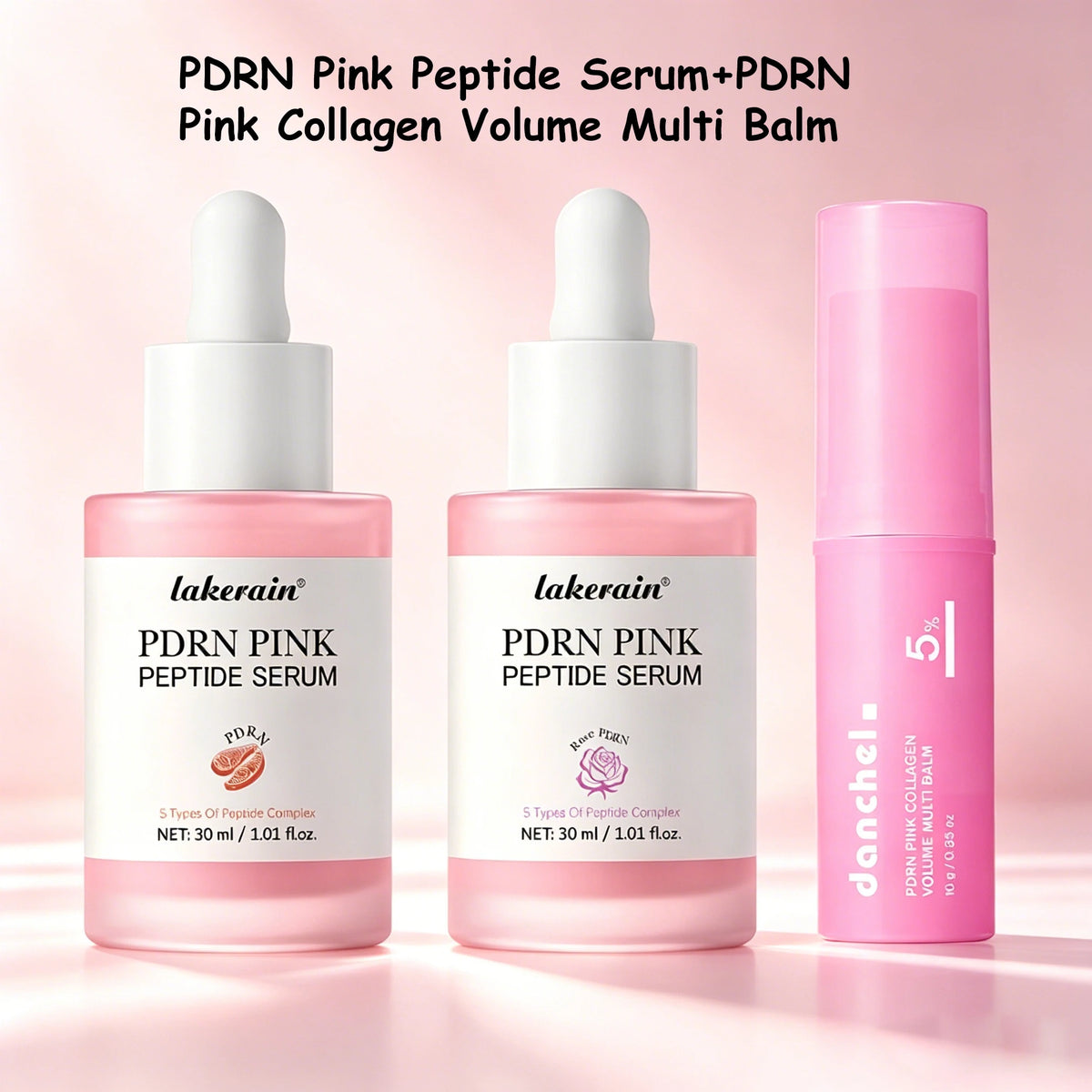 Salmon PDRN Peptide Serum and Collagen Volume Balm Duo