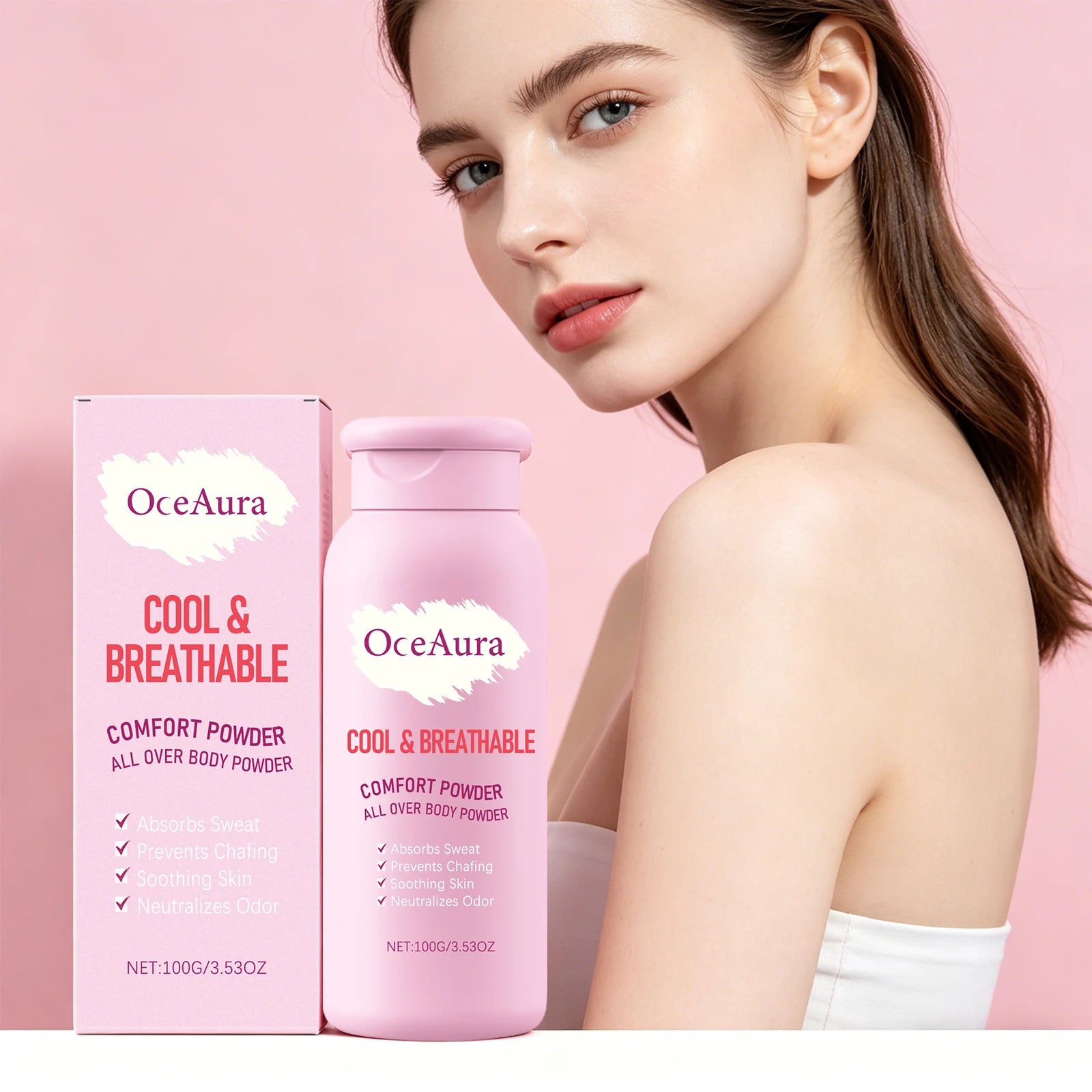 Cooling Sweat-Absorbing Body Powder for Anti-Chafing Comfort - 8