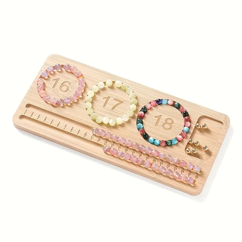 Wooden Bead Design Board for Jewelry Bracelet Making - 2