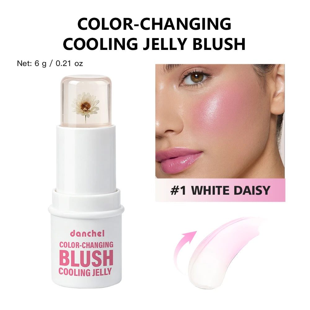 pH Adaptive Color-Changing Jelly Blush for Lips, Cheeks, and Eyes - 20
