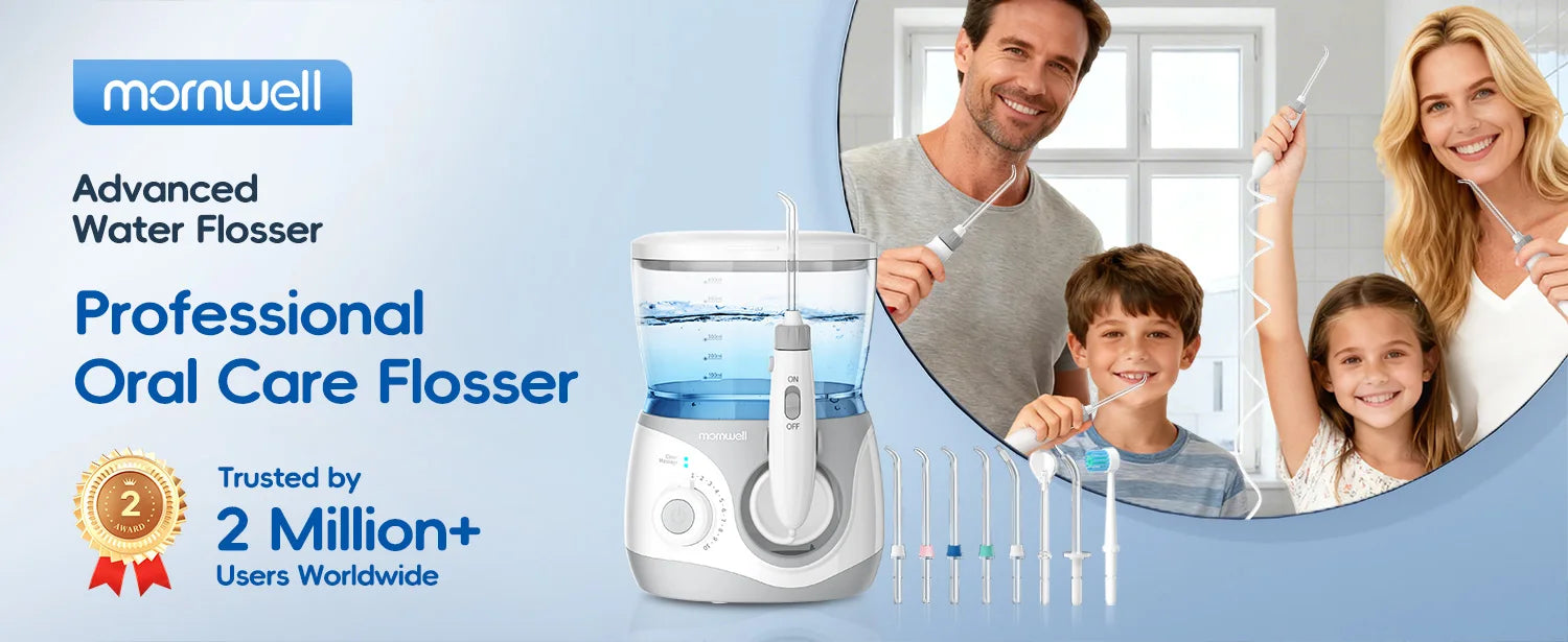 Electric Water Flosser with 8 Nozzles for Deep Oral Cleaning - 7