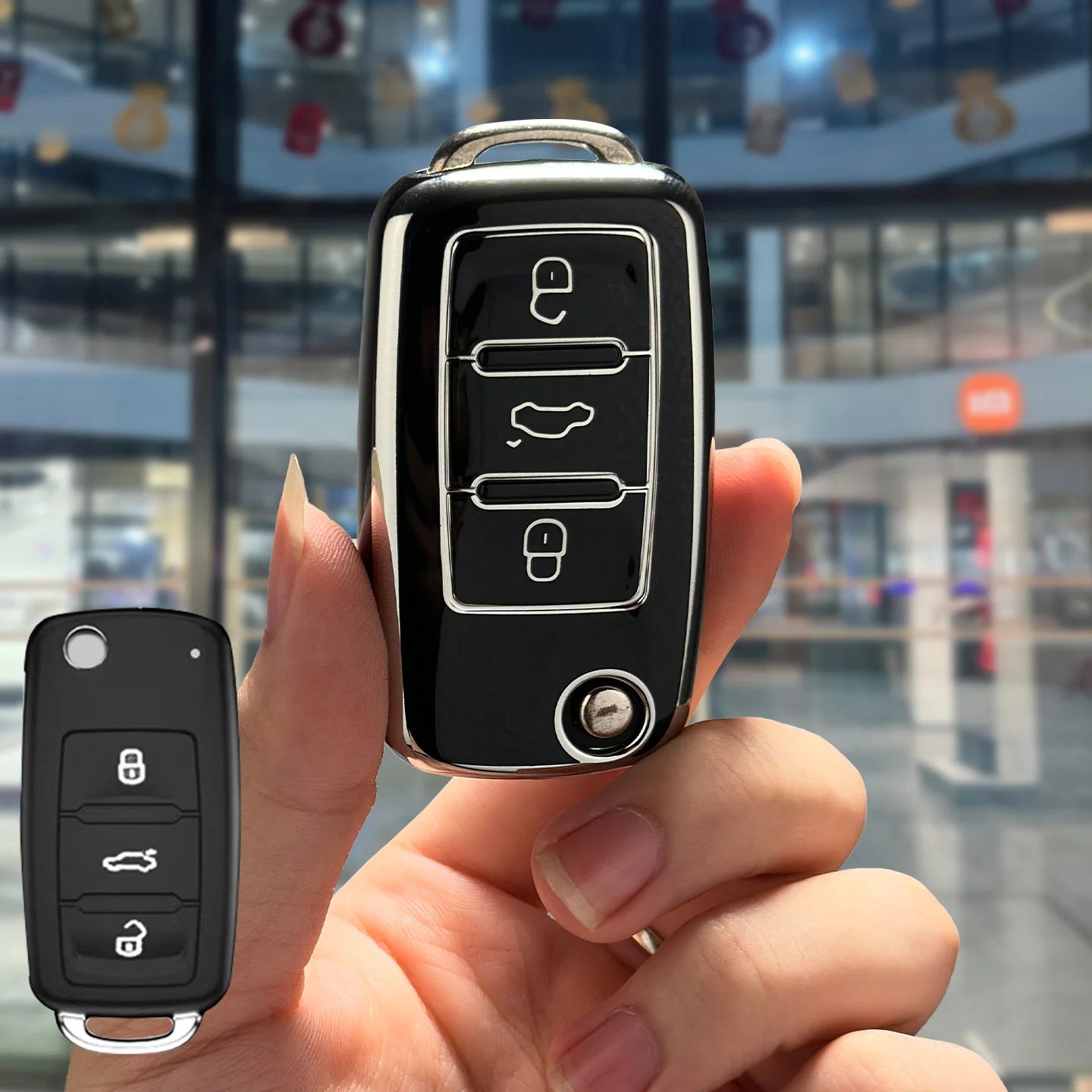 Protective TPU Remote Key Fob Case for Volkswagen Skoda and Seat - 2