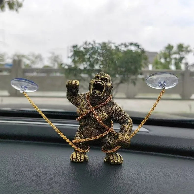 Roaring Gorilla Car Dashboard Ornament and Interior Decor - 4