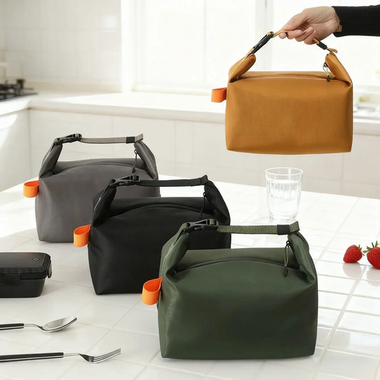 Foldable Insulated Lunch Bag for Office and Travel