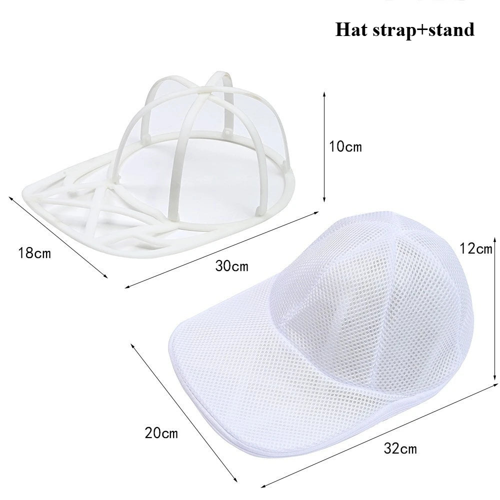 Hat Washer Cage for Baseball Caps Laundry Cleaner and Shape Guard - 10