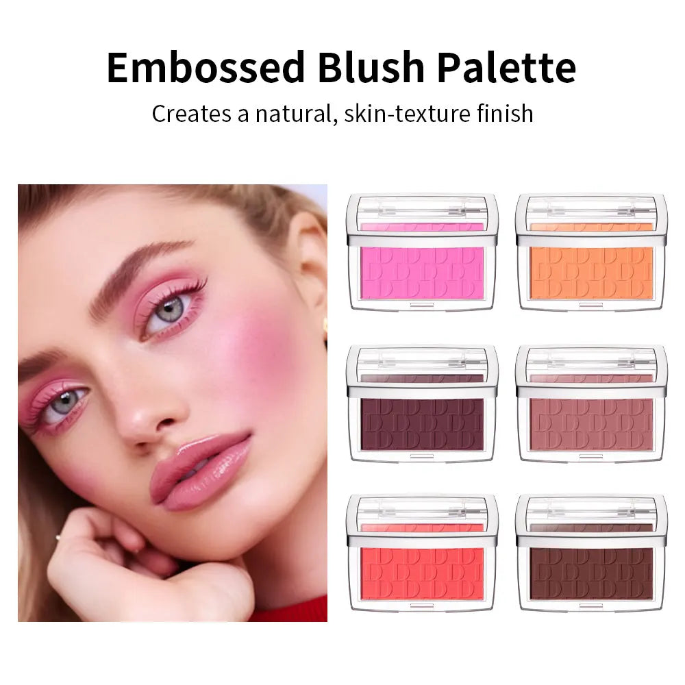 Matte Embossed Pigmented Face Blush Palette - 1