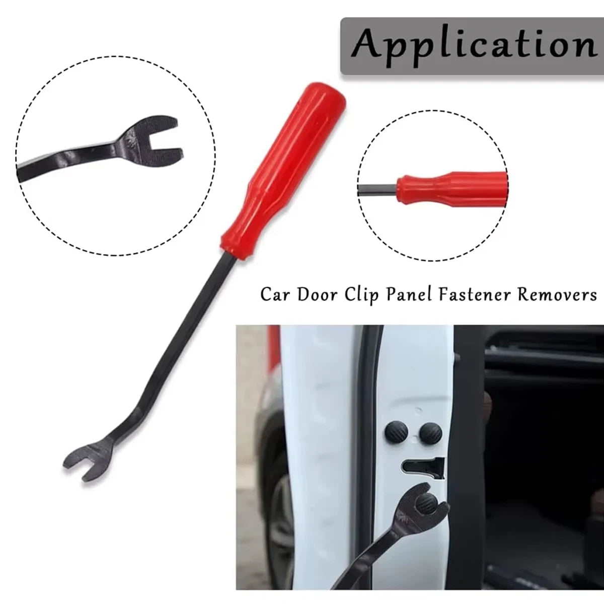 Car Door Panel and Trim Clip Removal Tool Set - 5