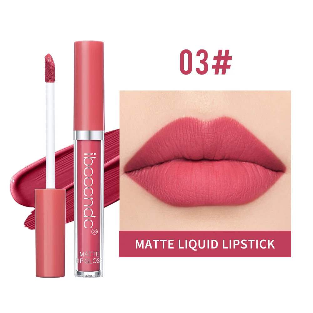 Waterproof Matte Liquid Lipstick Long-Lasting Lip Gloss - 24
