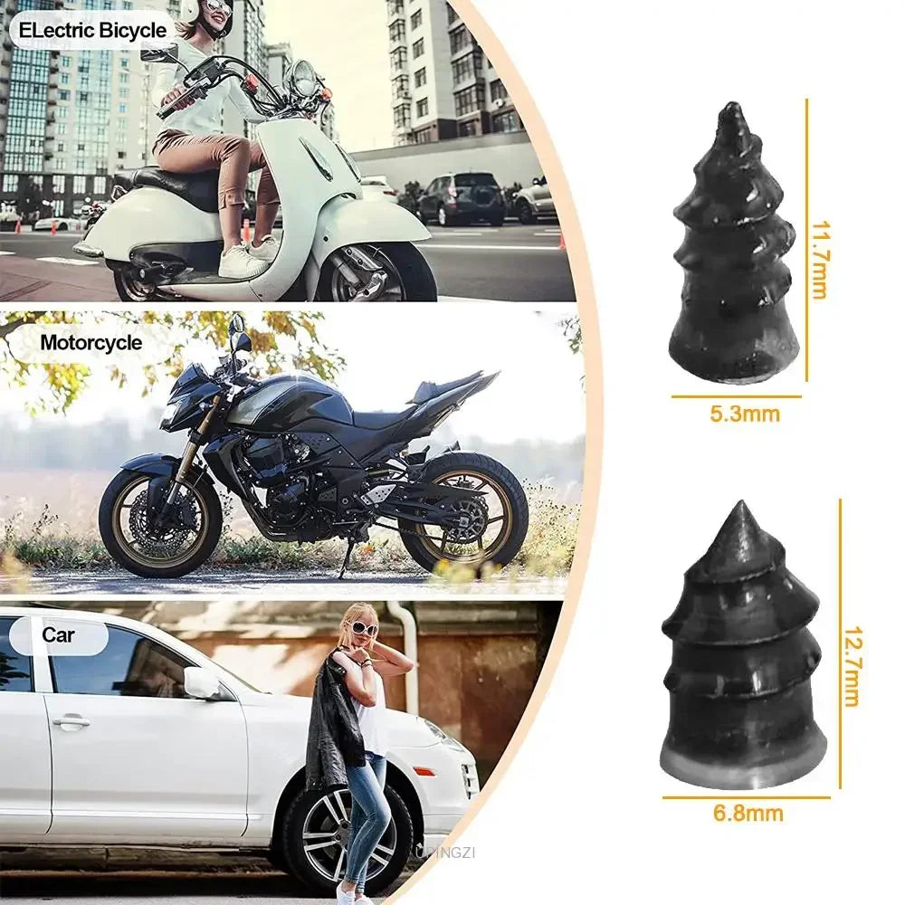 Universal Vacuum Tire Repair Nails for Emergency Puncture Fix