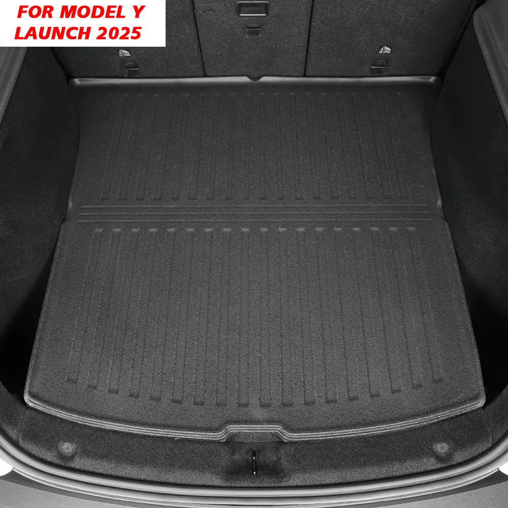 TPE Waterproof Trunk Mat Set for 2025 Model Y Juniper - 12