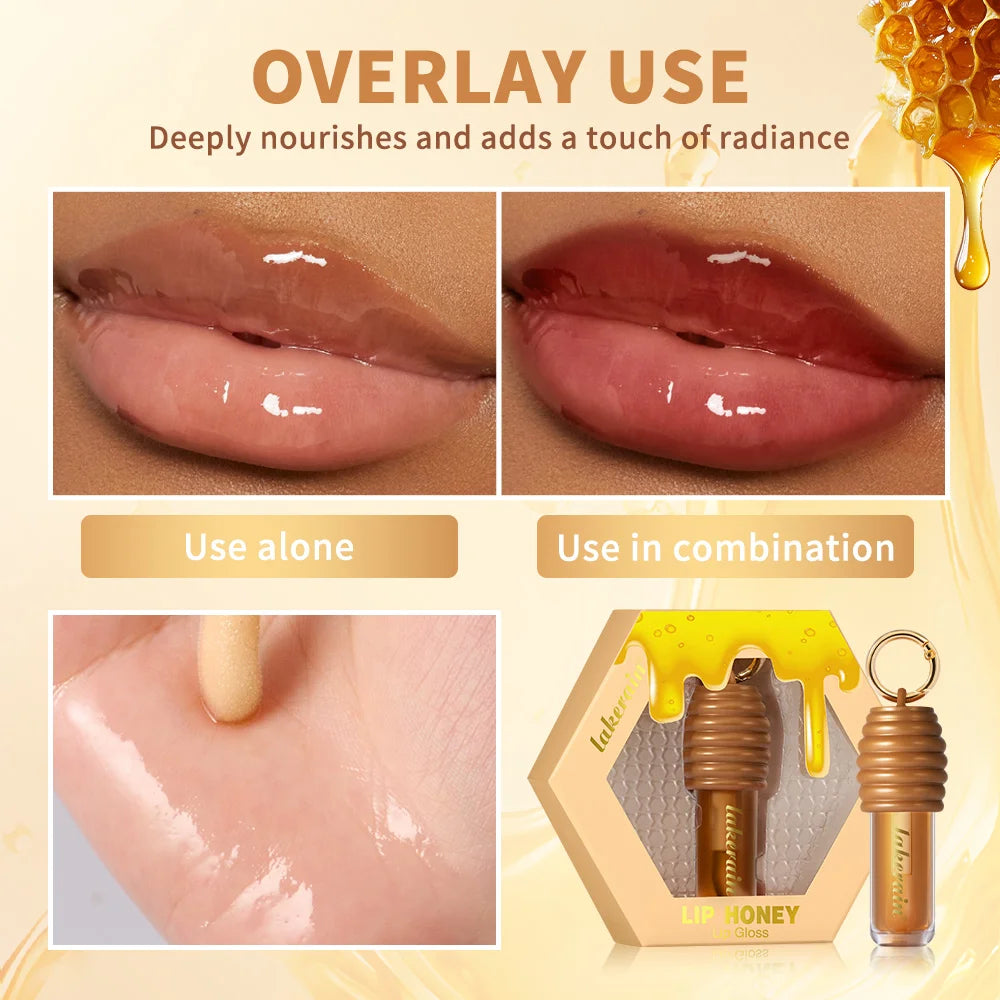 Honey and Chocolate Moisturizing Lip Gloss Set - 3