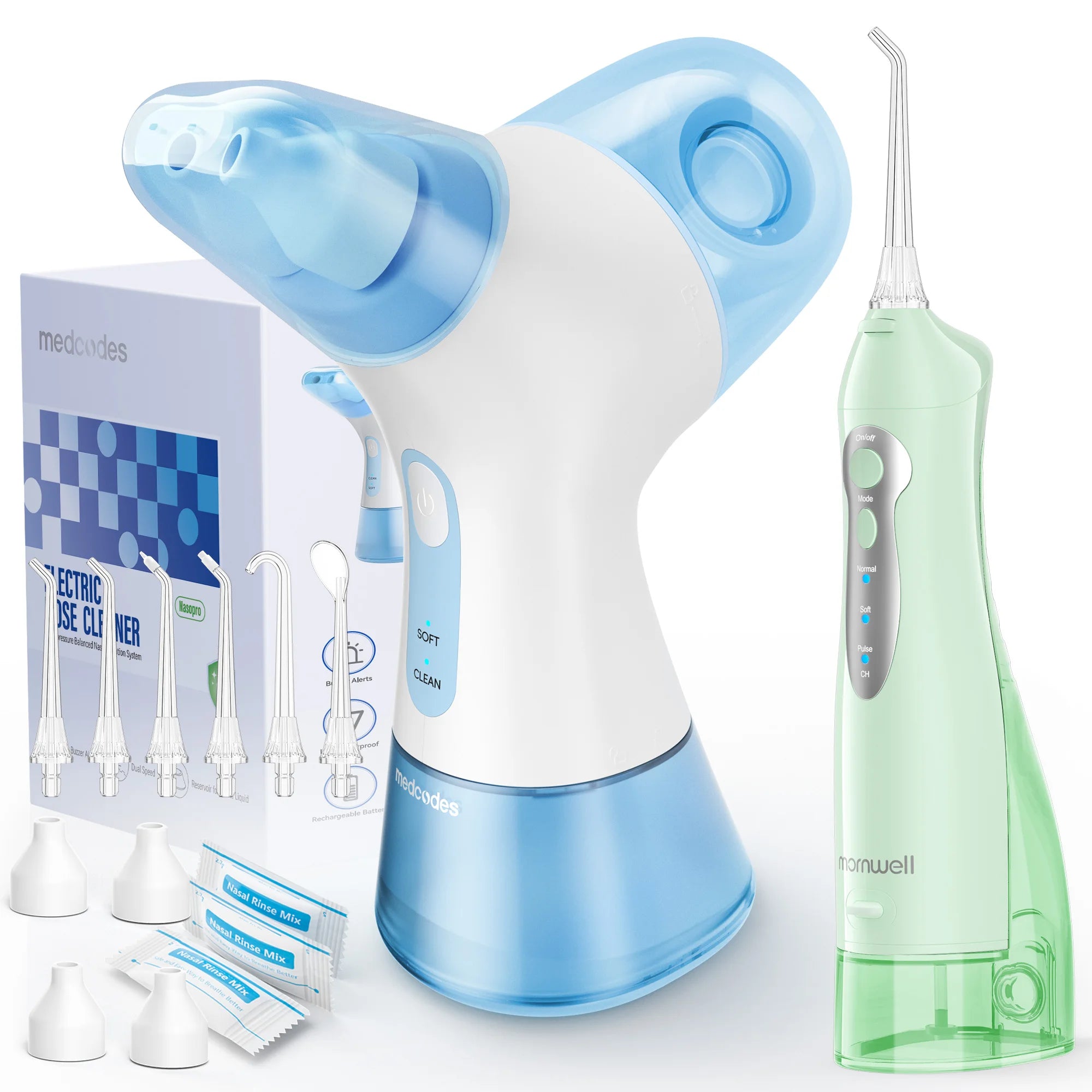 Electric Nasal Irrigation and Oral Irrigator Combo Set - 1