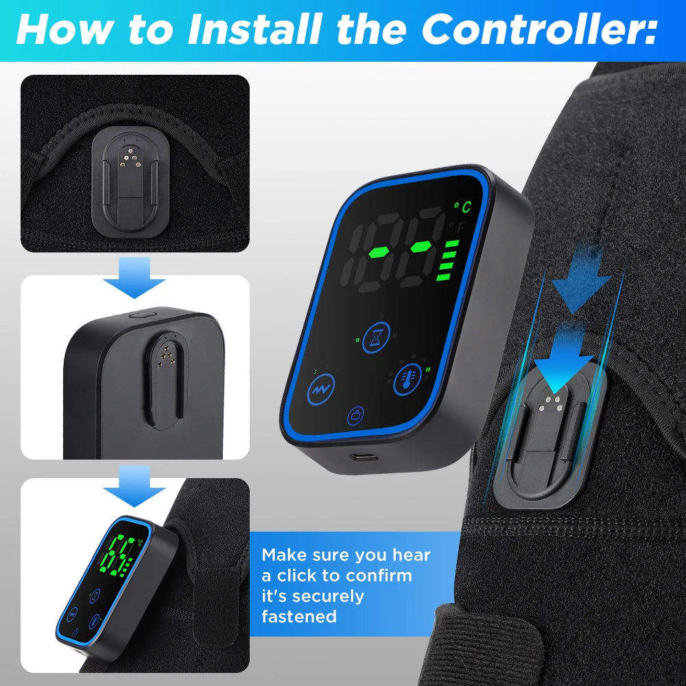 Wireless Smart Shoulder Heating Massager with Vibration - 15