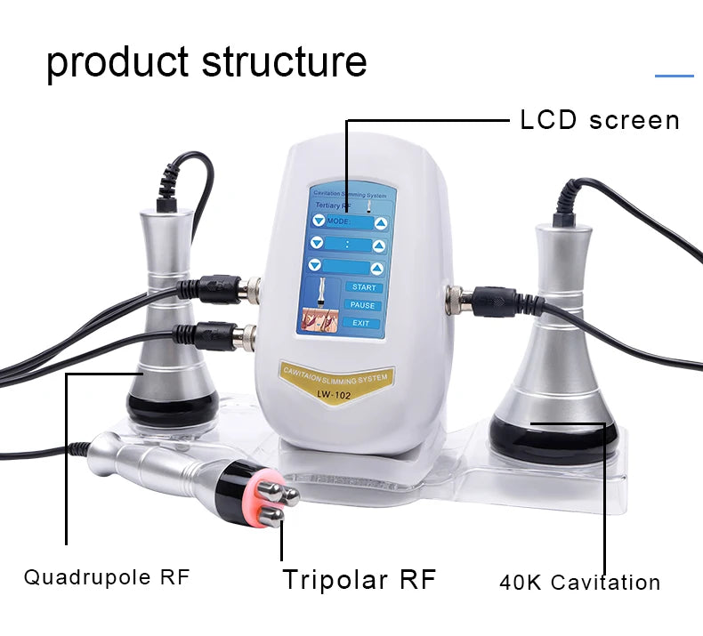 40K Ultrasonic Cavitation and RF Body Slimming and Lifting Machine