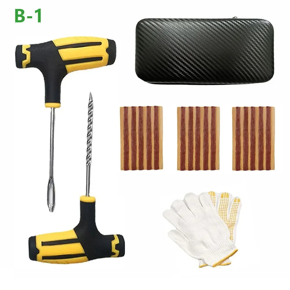 Emergency Car and Motorcycle Tubeless Tire Repair Kit