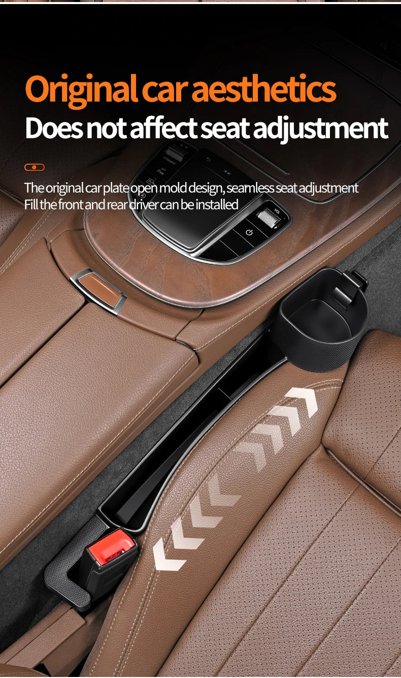 Universal Car Seat Gap Organizer with Cup Holder - 14