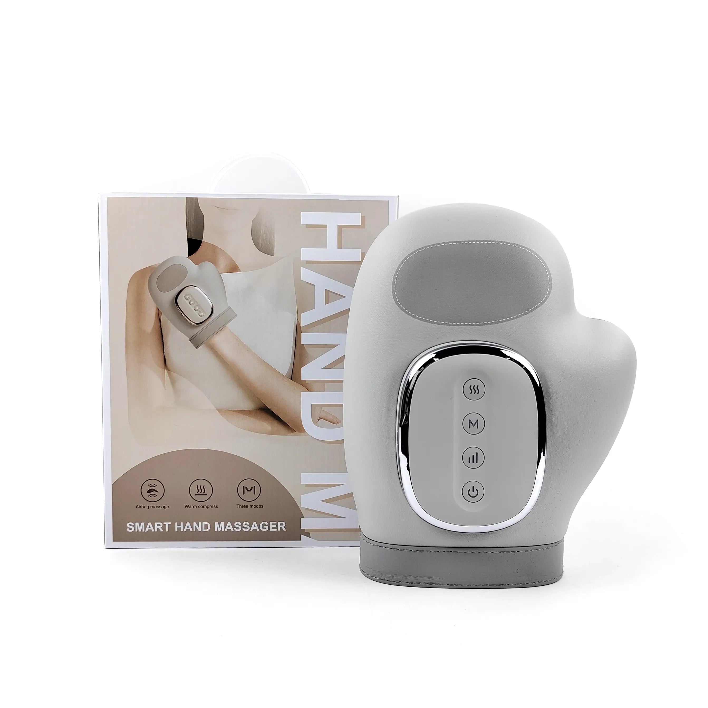 Wireless Hand and Wrist Compression Massager with Heat - 17