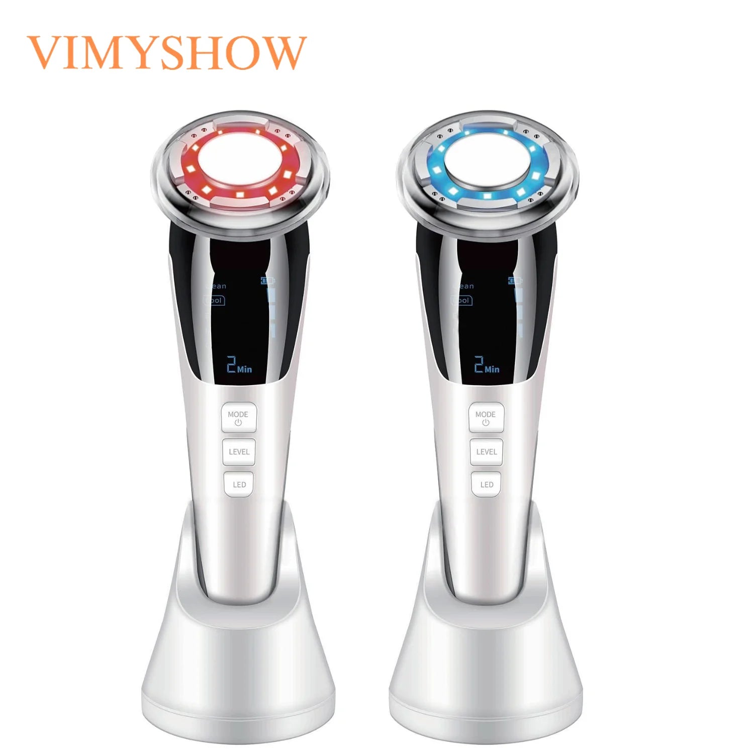 Micro-Current LED Facial Massager for Skin Tightening and Rejuvenation - 1