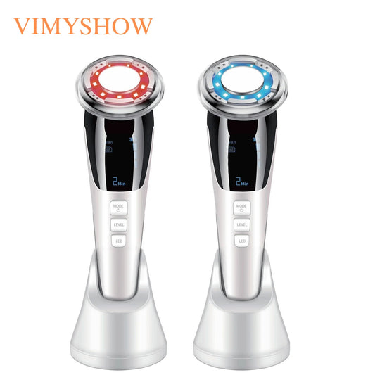 Micro-Current LED Facial Massager for Skin Tightening and Rejuvenation