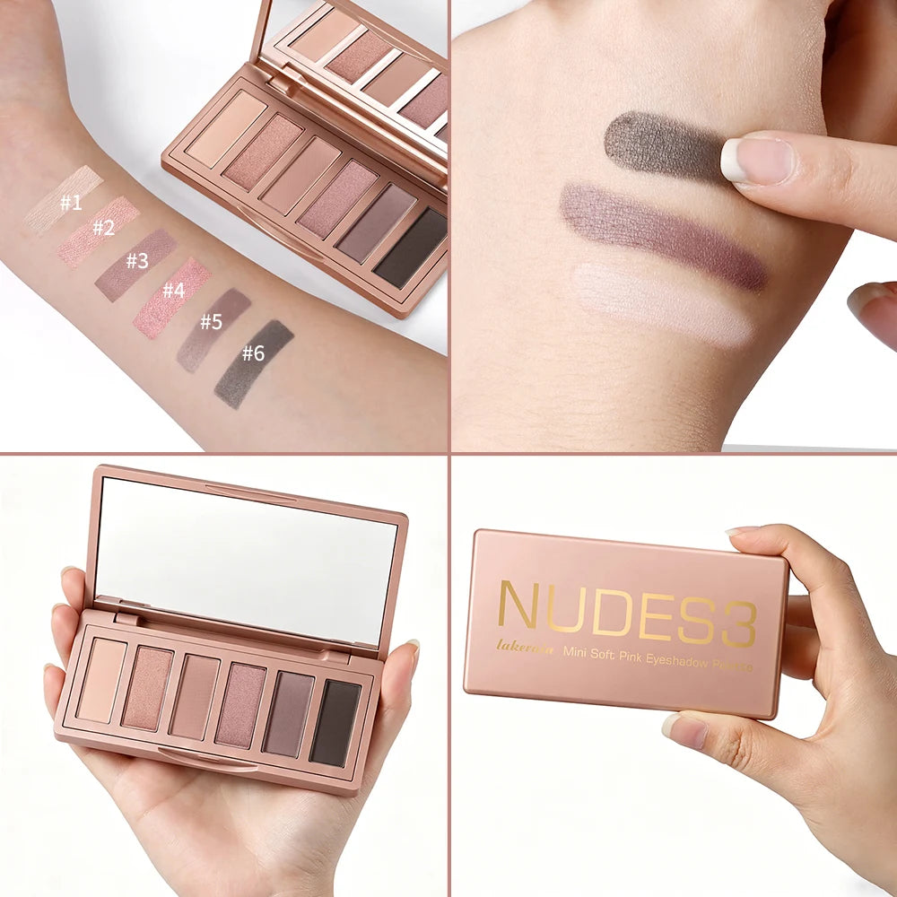 Long-Lasting Matte and Shimmer Eyeshadow Palette - 5
