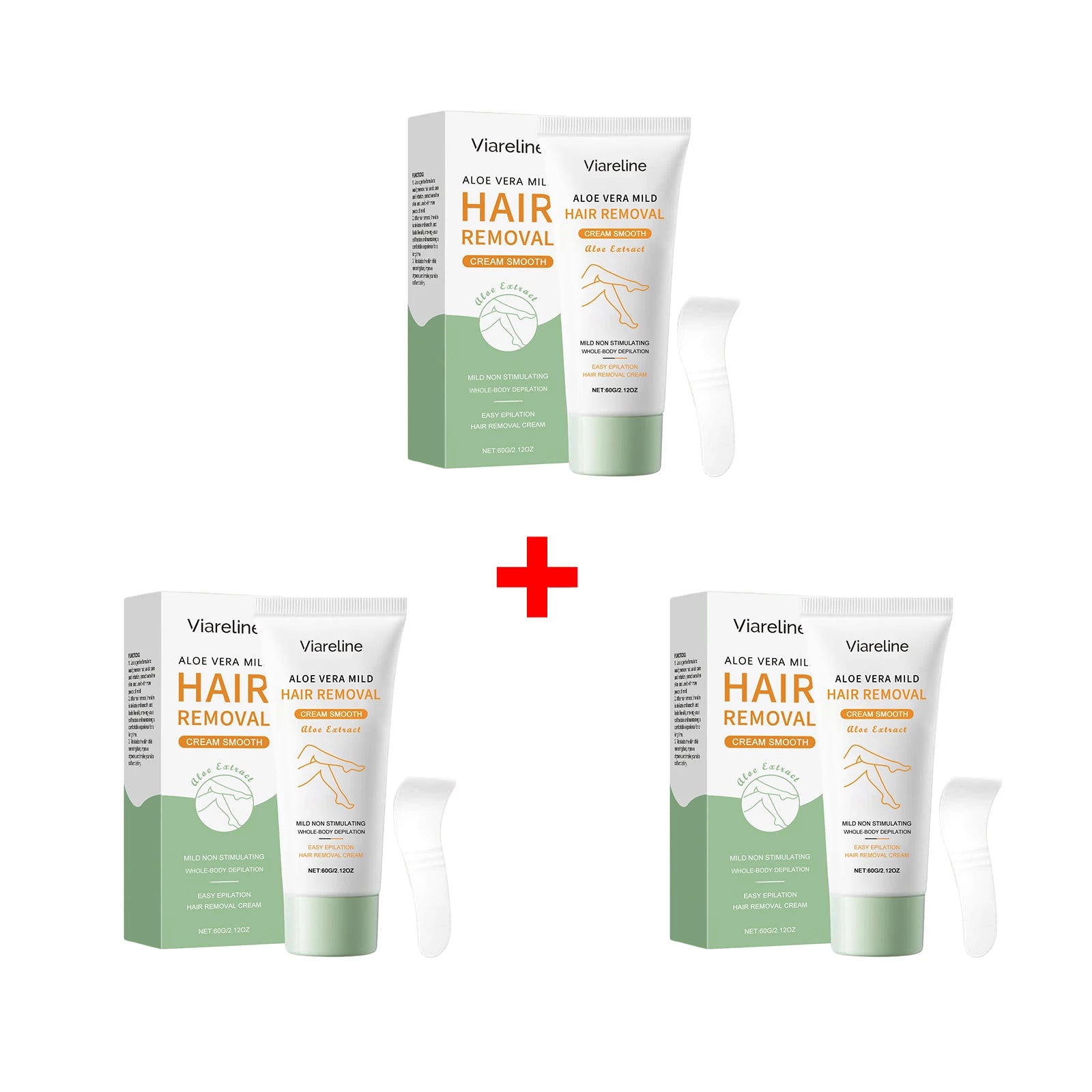 Painless Aloe Vera Whole Body Hair Removal Cream - 15