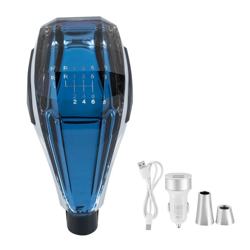 Universal Crystal LED Touch-Activated Gear Shift Knob