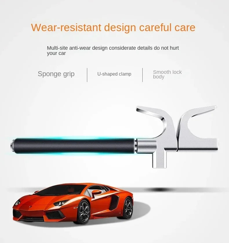 Adjustable Car Steering Wheel Security Lock
