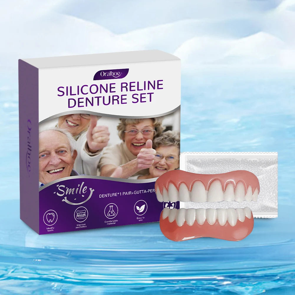 Comfort Fit Silicone Denture Reline and Care Kit