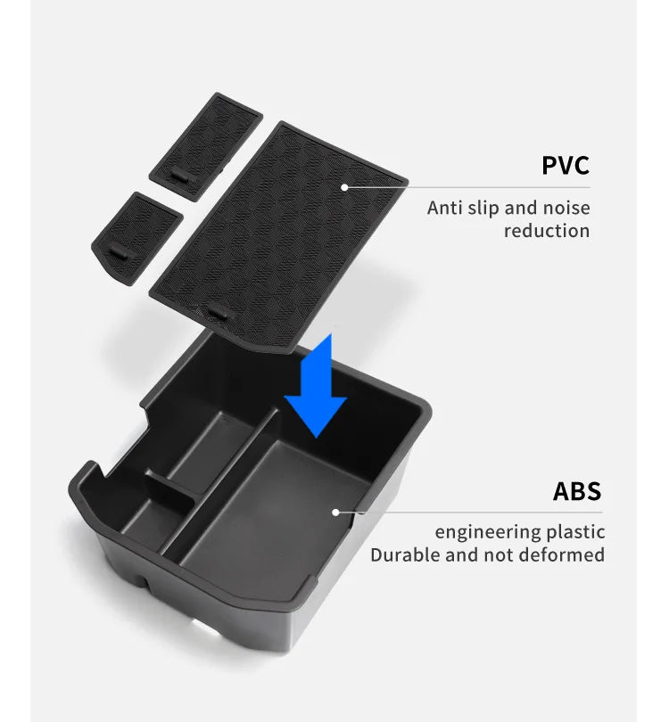 Center Console Lower Storage Tray for Ebro S400 and Chery Tiggo 4