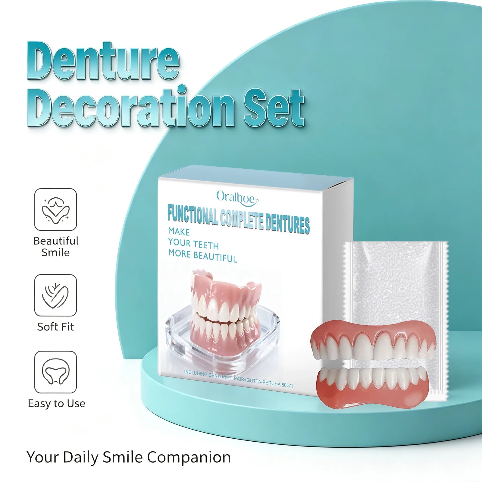 Cosmetic Denture Set for Instant Smile Enhancement - 6