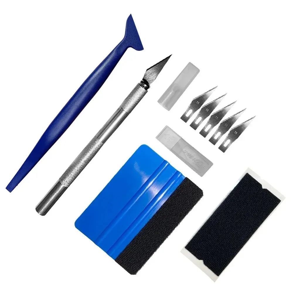 Professional Vinyl Wrap Installation and Window Tinting Tool Kit