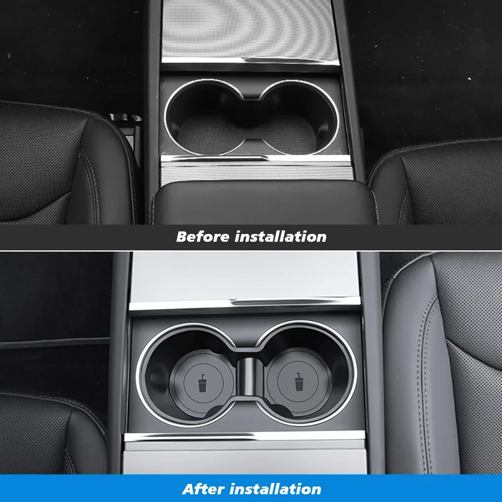 Center Console Cup Holder for Tesla Model Y and Model 3