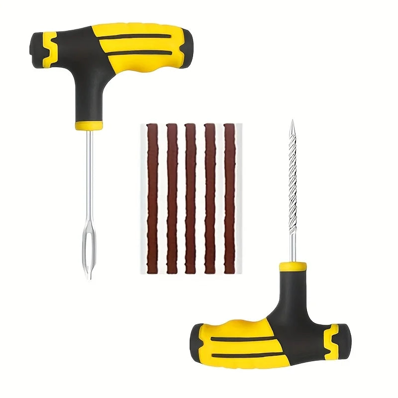 Emergency Car Tire Repair Kit for Quick Flat Fixes - 11