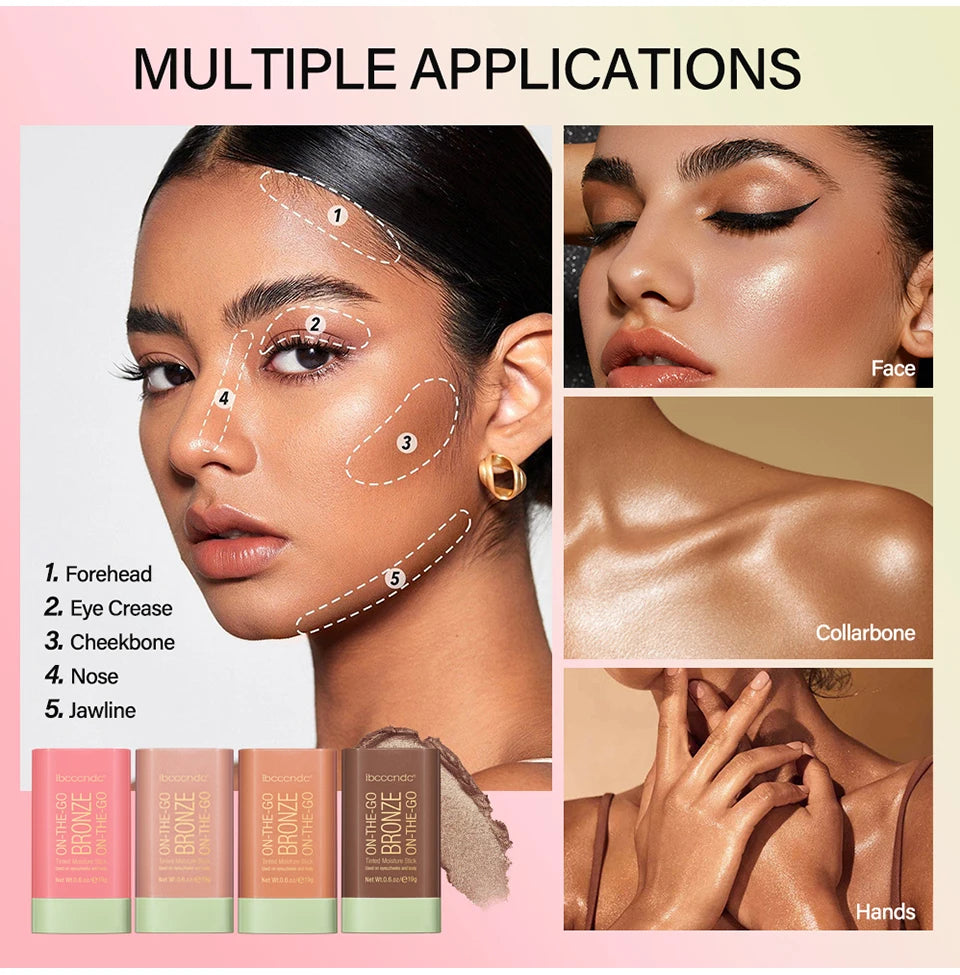 Multi-Purpose Cream Bronzer and Highlighter Stick