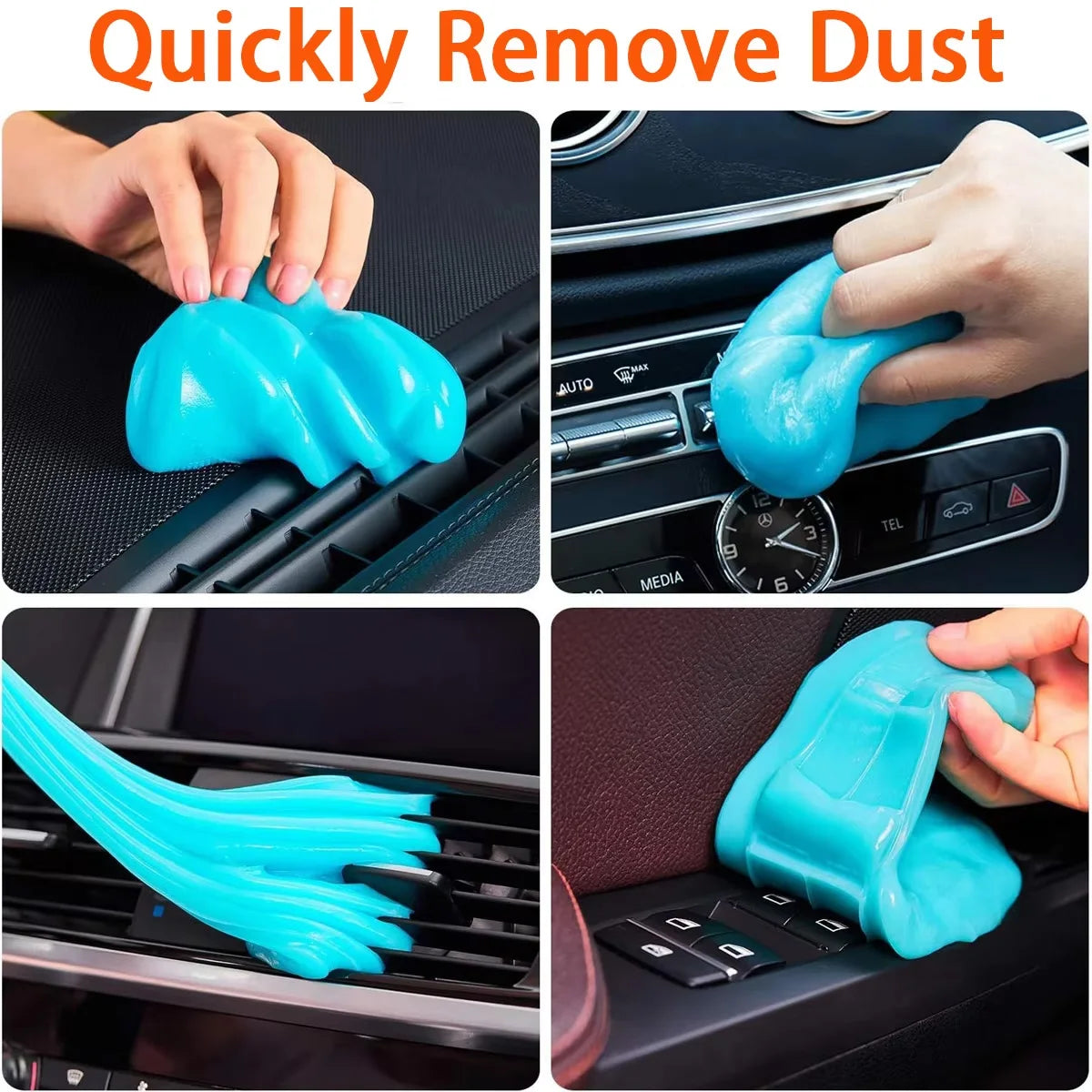 Universal Dust Cleaning Gel for Car Interiors and Electronics