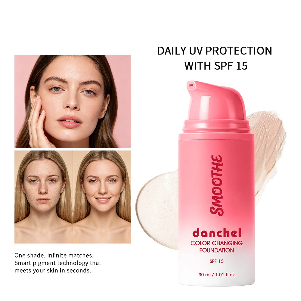 Color-Changing Foundation for Flawless Radiant Skin - 21