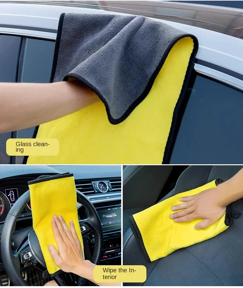 Thickened Microfiber Cleaning Towel Ultra Absorbent Car Drying Cloth - 22