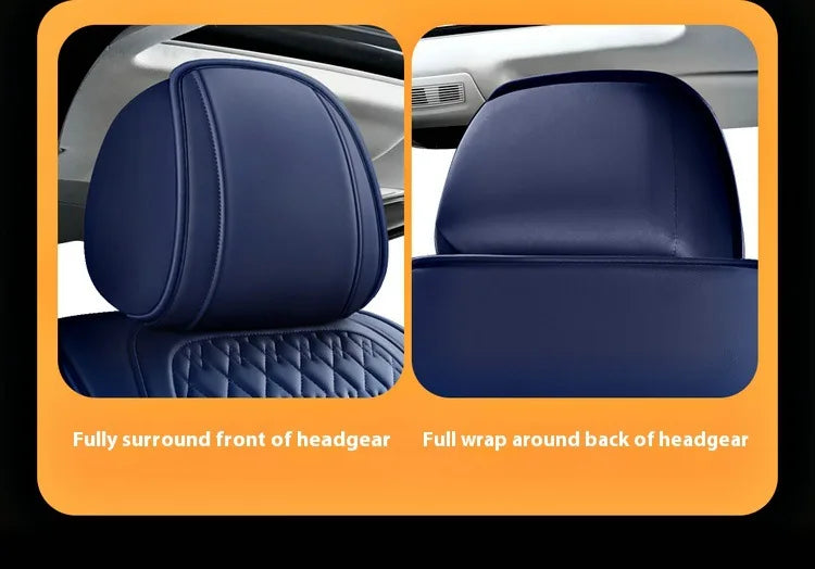 Universal Breathable Flax Car Seat Cover for All Seasons - 21