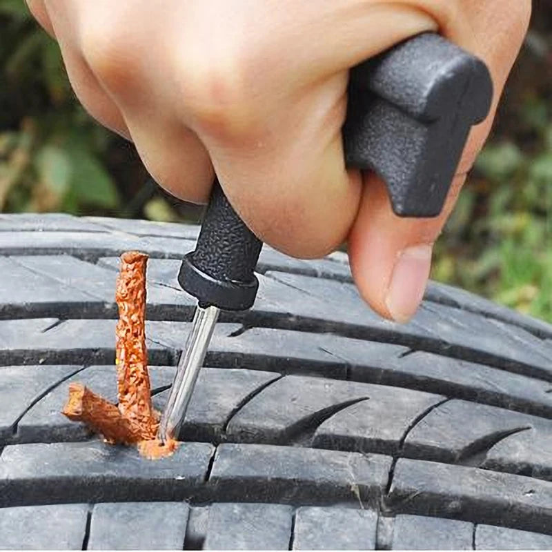 Universal Tubeless Tire Puncture Repair Kit for Roadside Emergencies