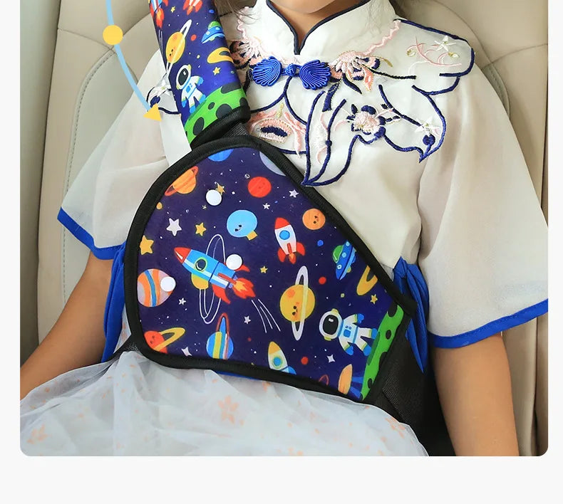 Adjustable Car Seat Belt Comfort Pad for Kids
