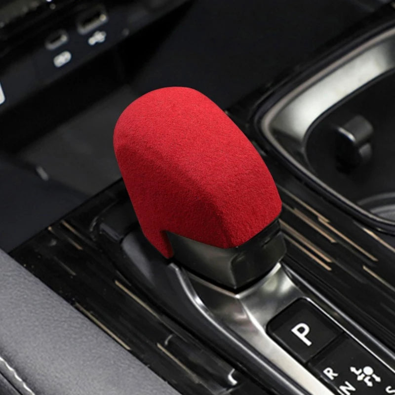 Suede Gear Shift Knob Cover for Lexus NX RX LM - 5
