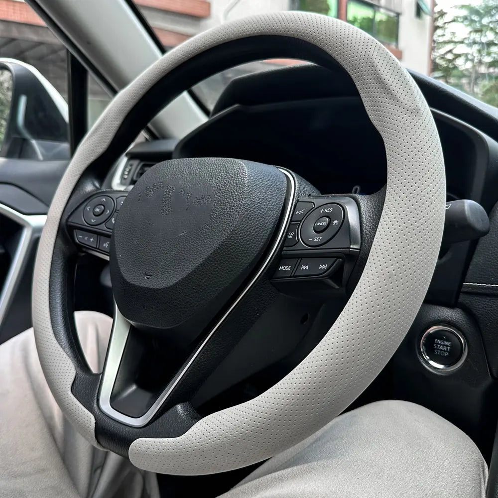 Universal Carbon Fiber Texture Car Steering Wheel Cover