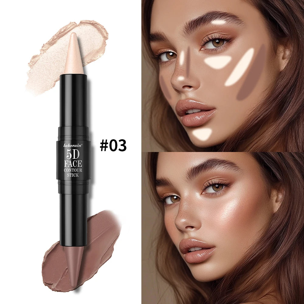 Dual-Ended Cream Contour and Highlighter Stick - 19