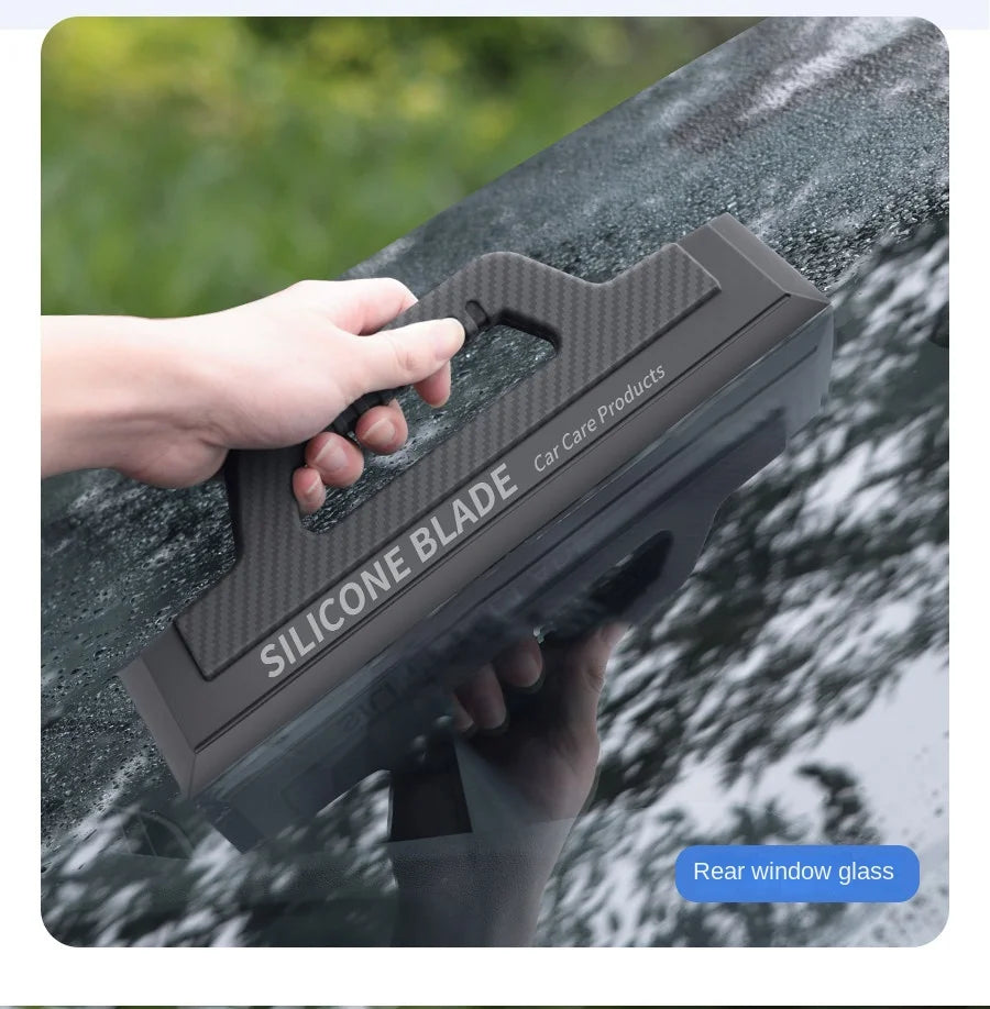 Non-Scratch Silicone Car Window Water Drying Squeegee