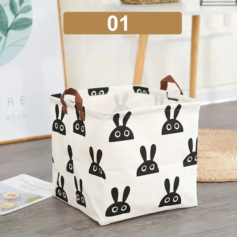 Collapsible Fabric Storage Basket for Home Organization - 13