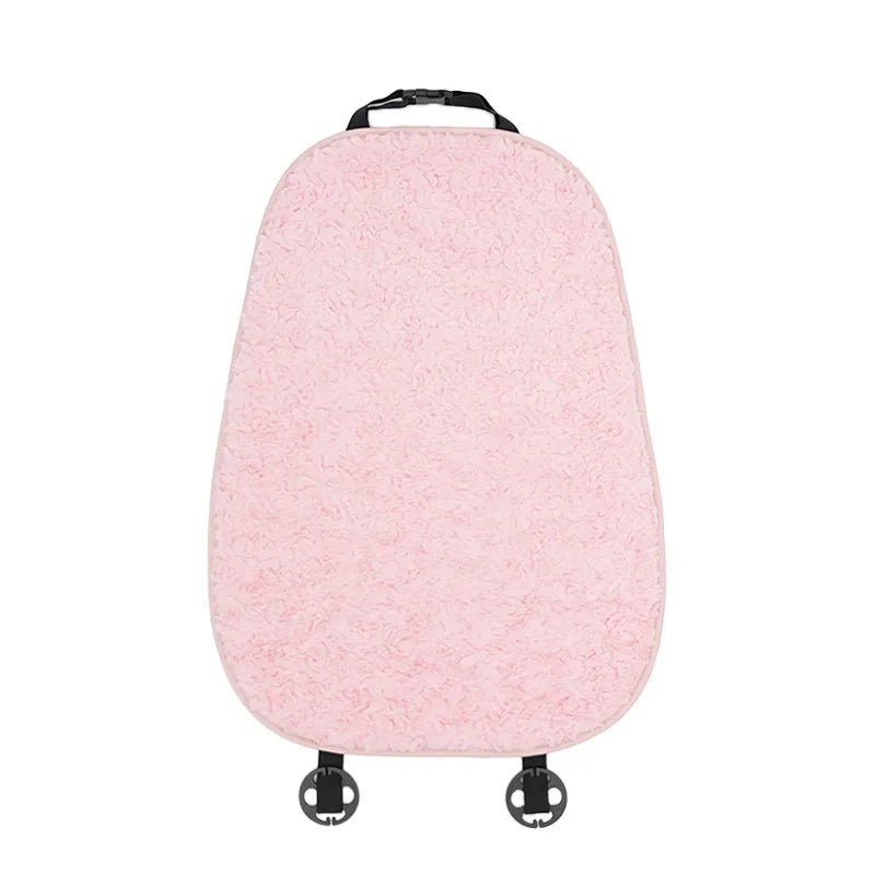 Cute Cartoon Bowknot Plush Car Seat Cushion Cover - 24
