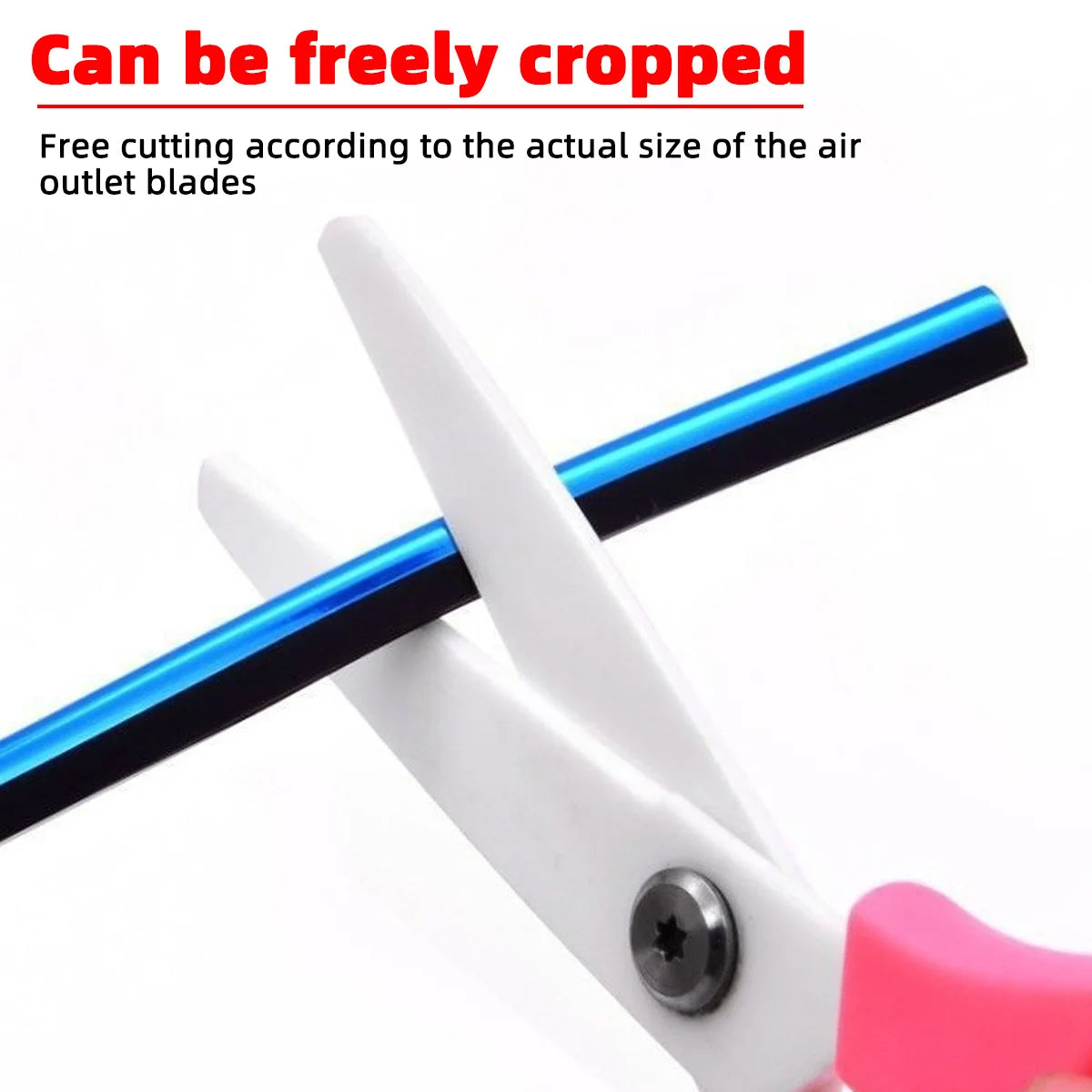 10 Pcs Car Air Vent Decoration Strips U Shaped Interior Trim Styling