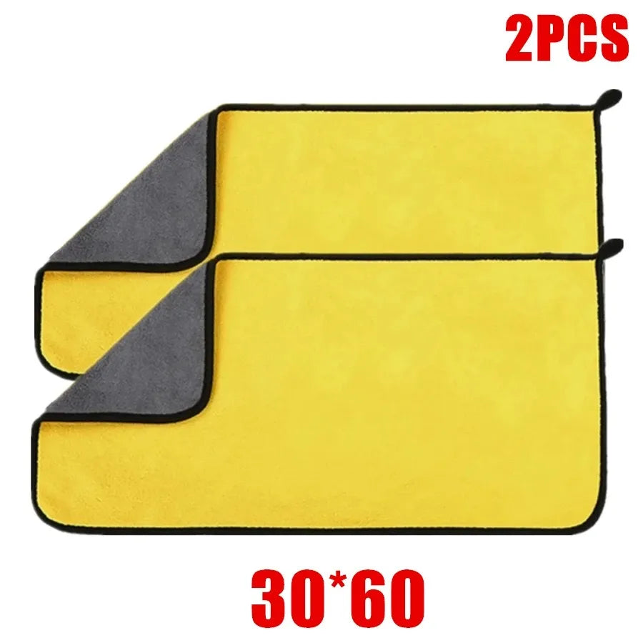 Thickened Microfiber Cleaning Towel Ultra Absorbent Car Drying Cloth - 25