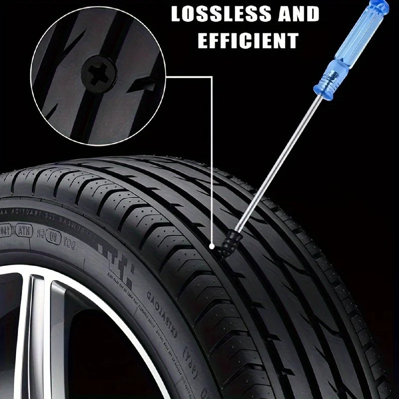 Quick-Fix Tubeless Tire Puncture Repair Kit